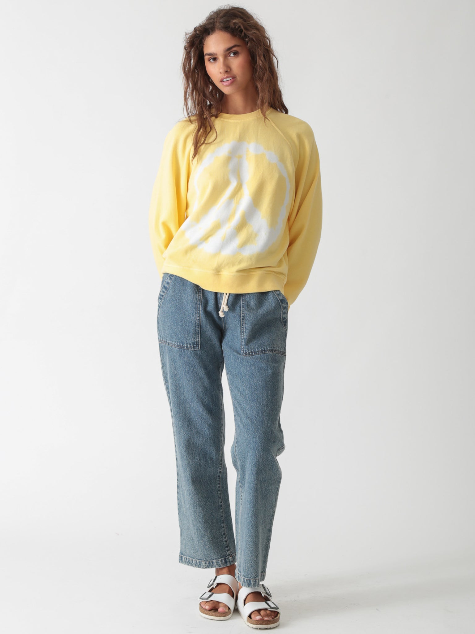 Ronan Pullover - Peace Sign Graphic
