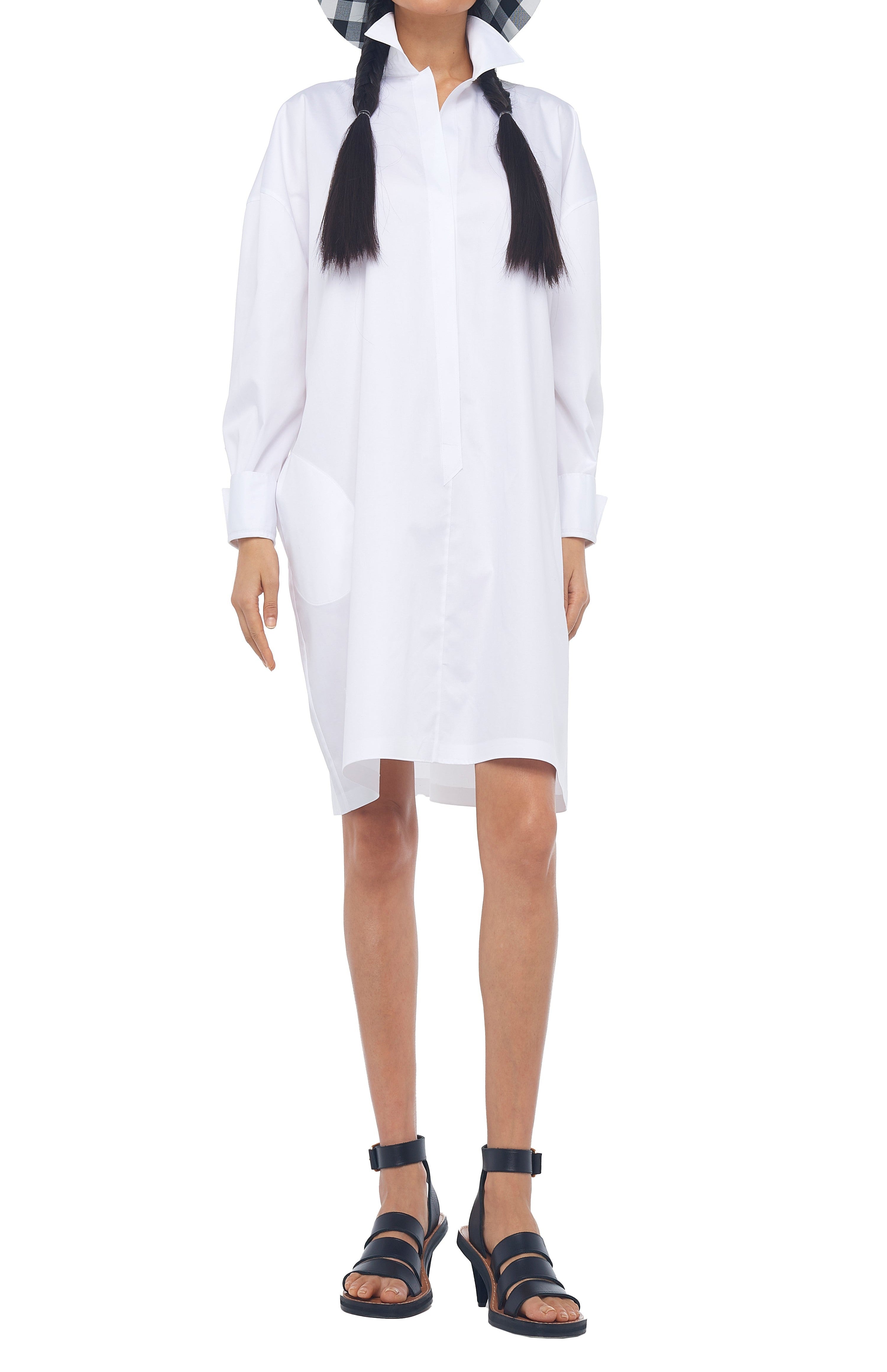 OVERSIZE BF NK SHIRT DRESS