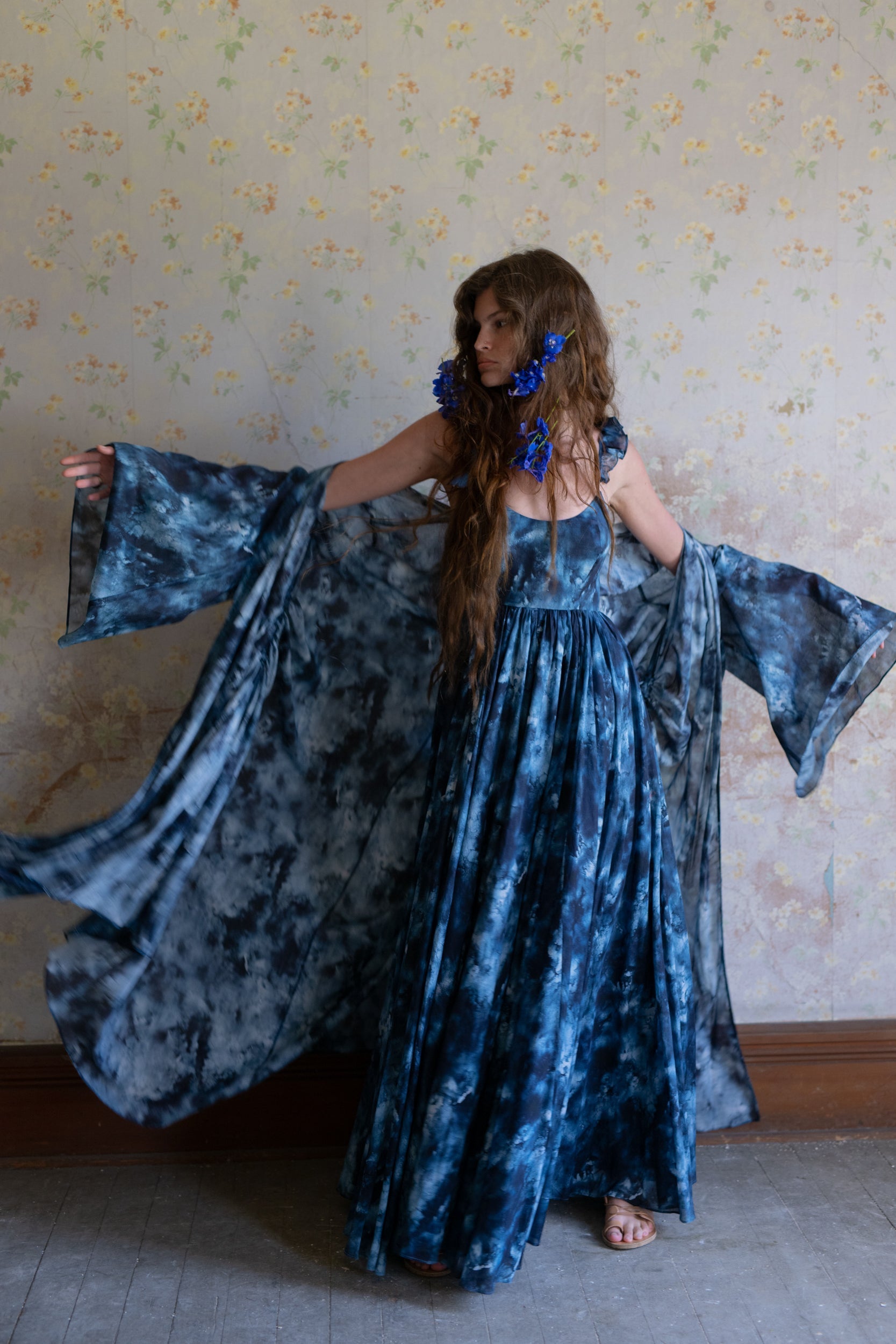 The Indigo Girl Morning Walk Robe