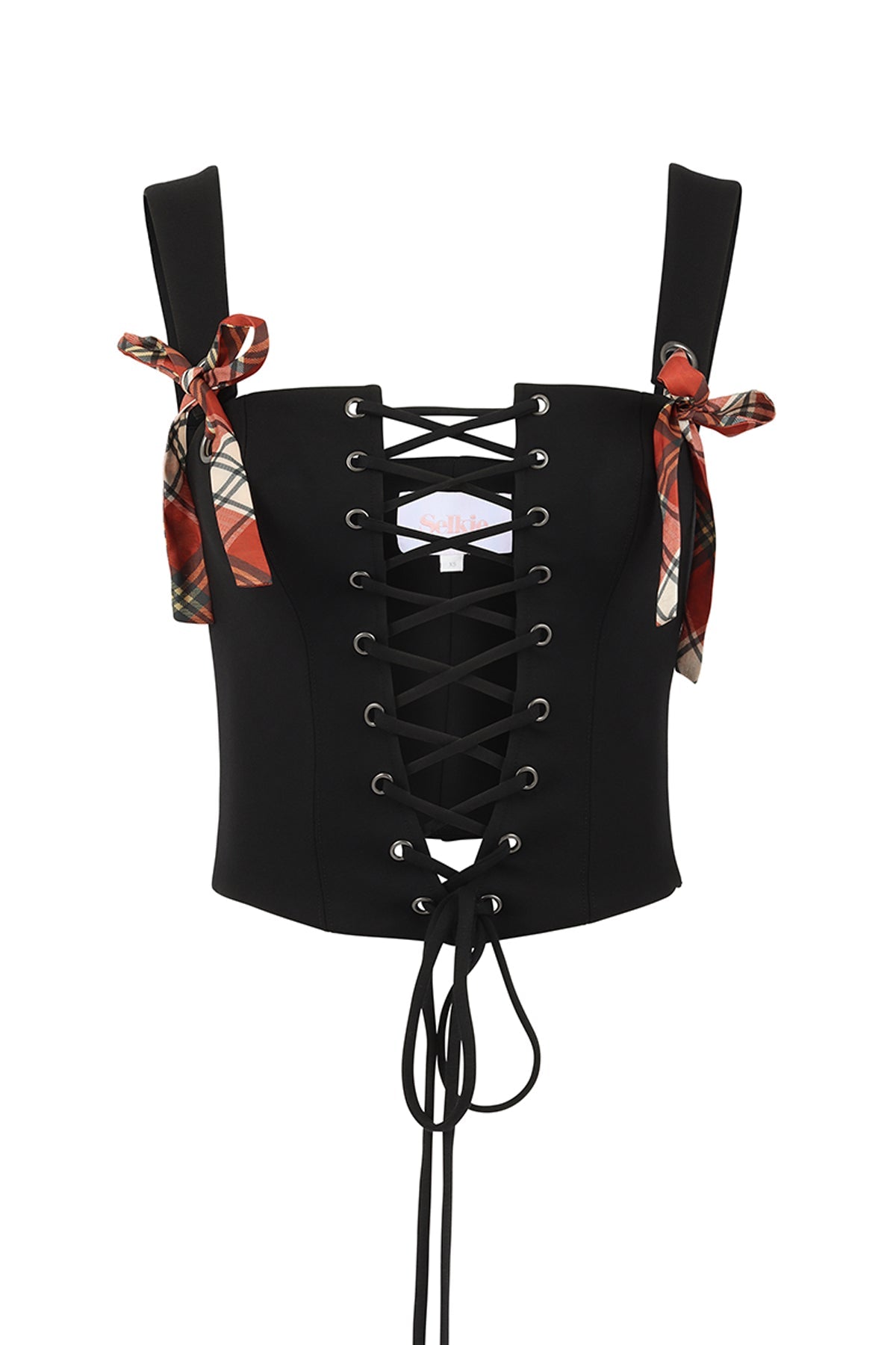 The Caviar Ponte Ribbon Corset