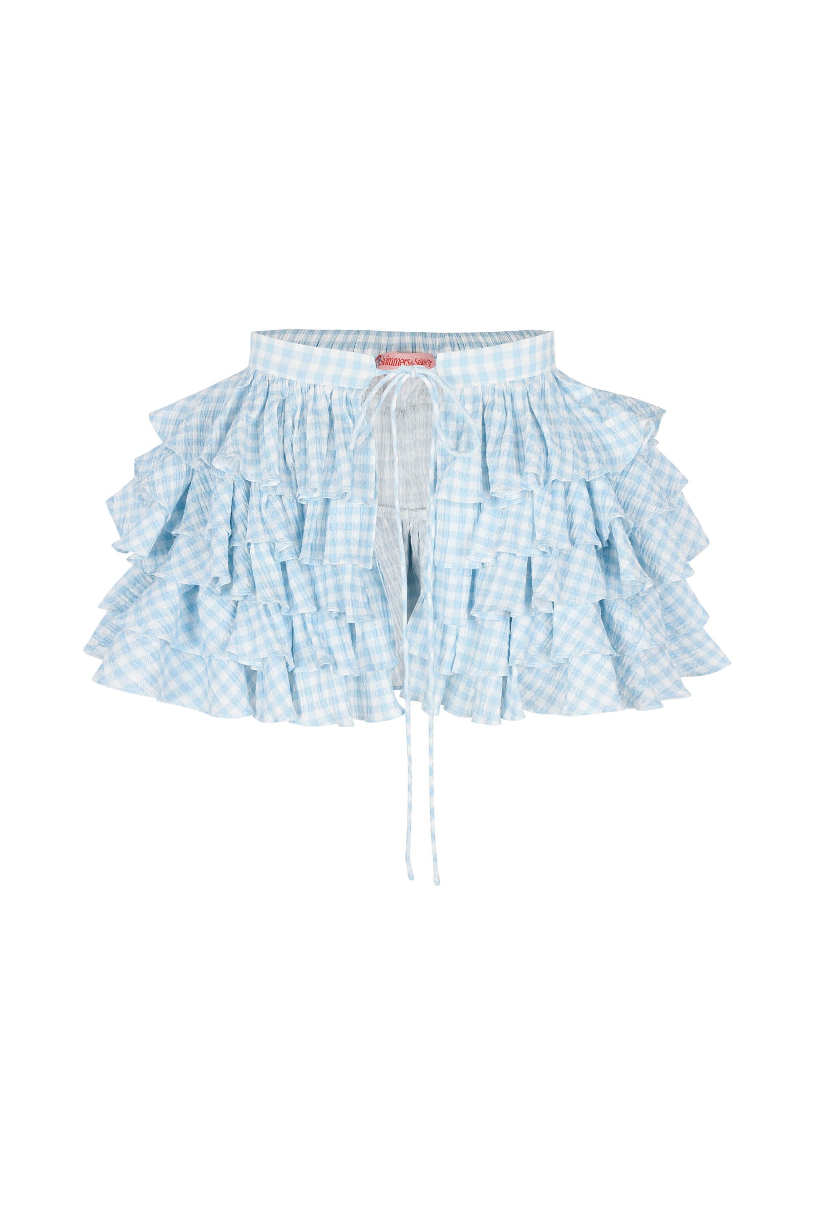 The Blue Gingham Versailles Skirt
