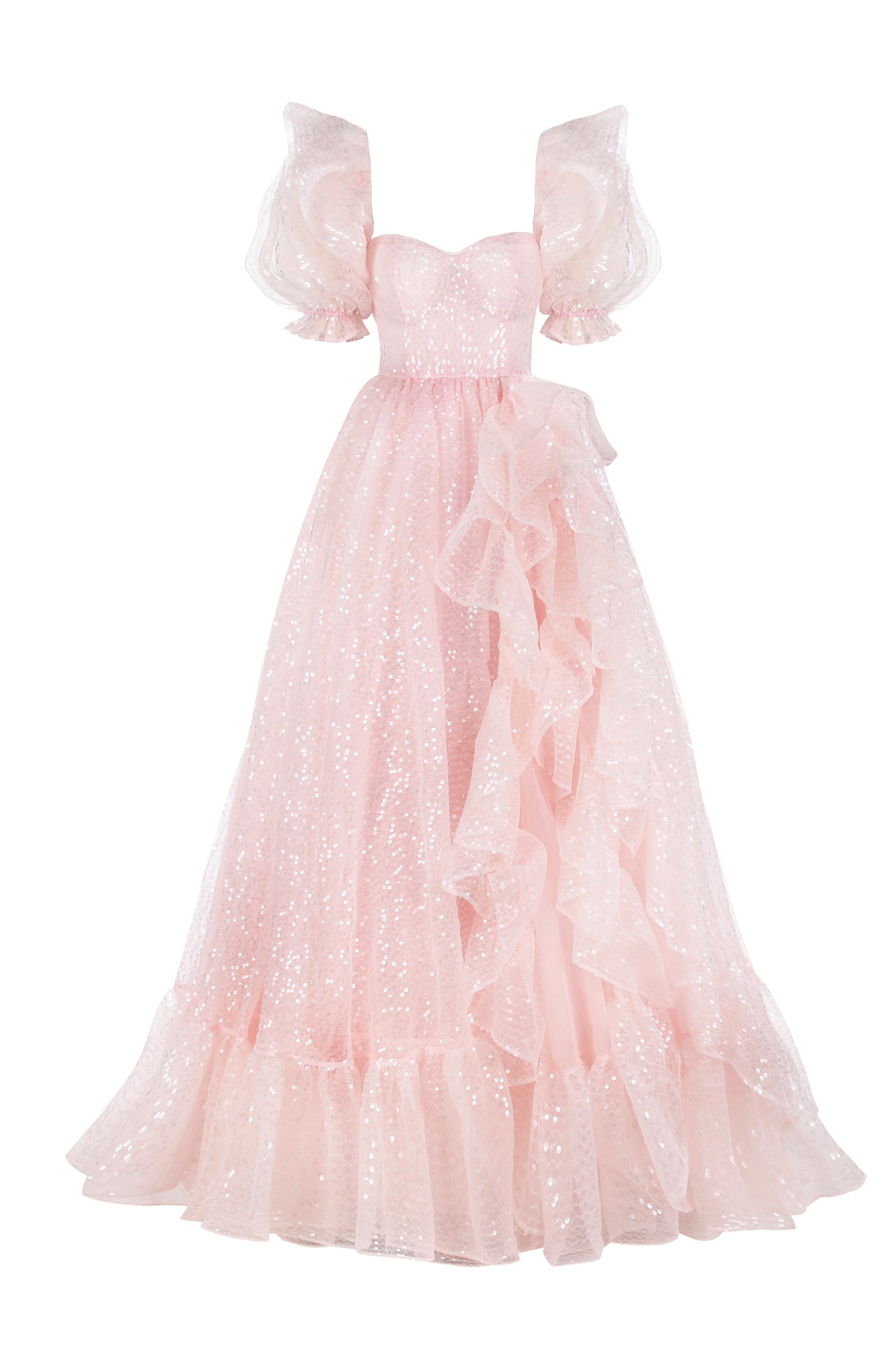 The Sparkling Rose Bloom Gown