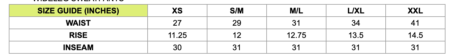 Soulful Wide Leg Sweatpants