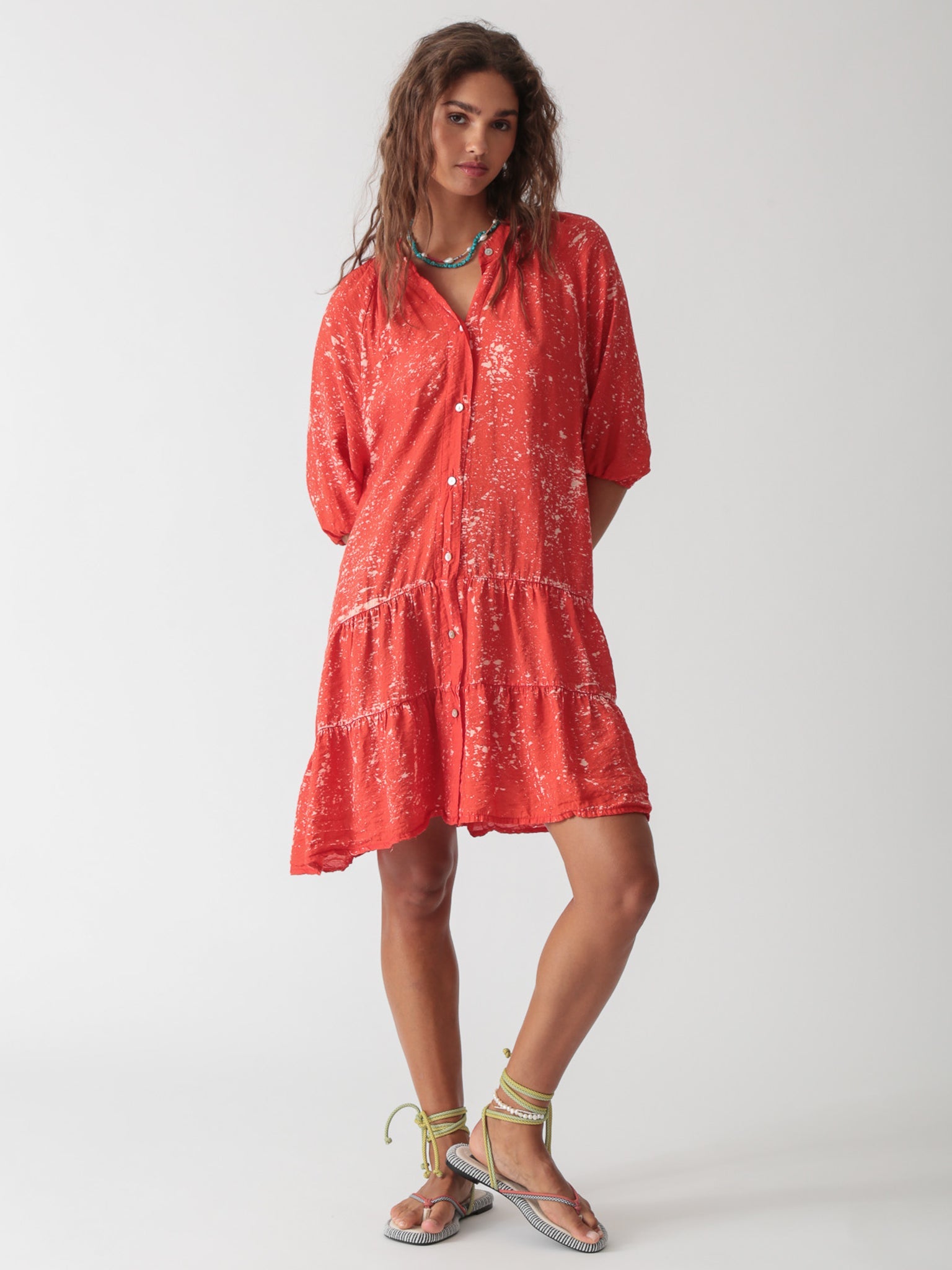 Clarissa Dress - Chili