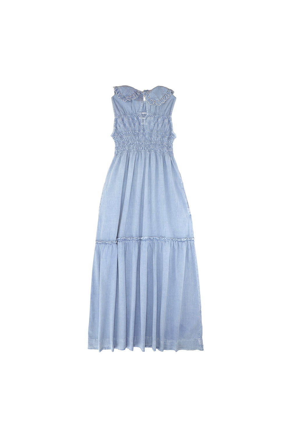 Sky Dress in Chambray Blue