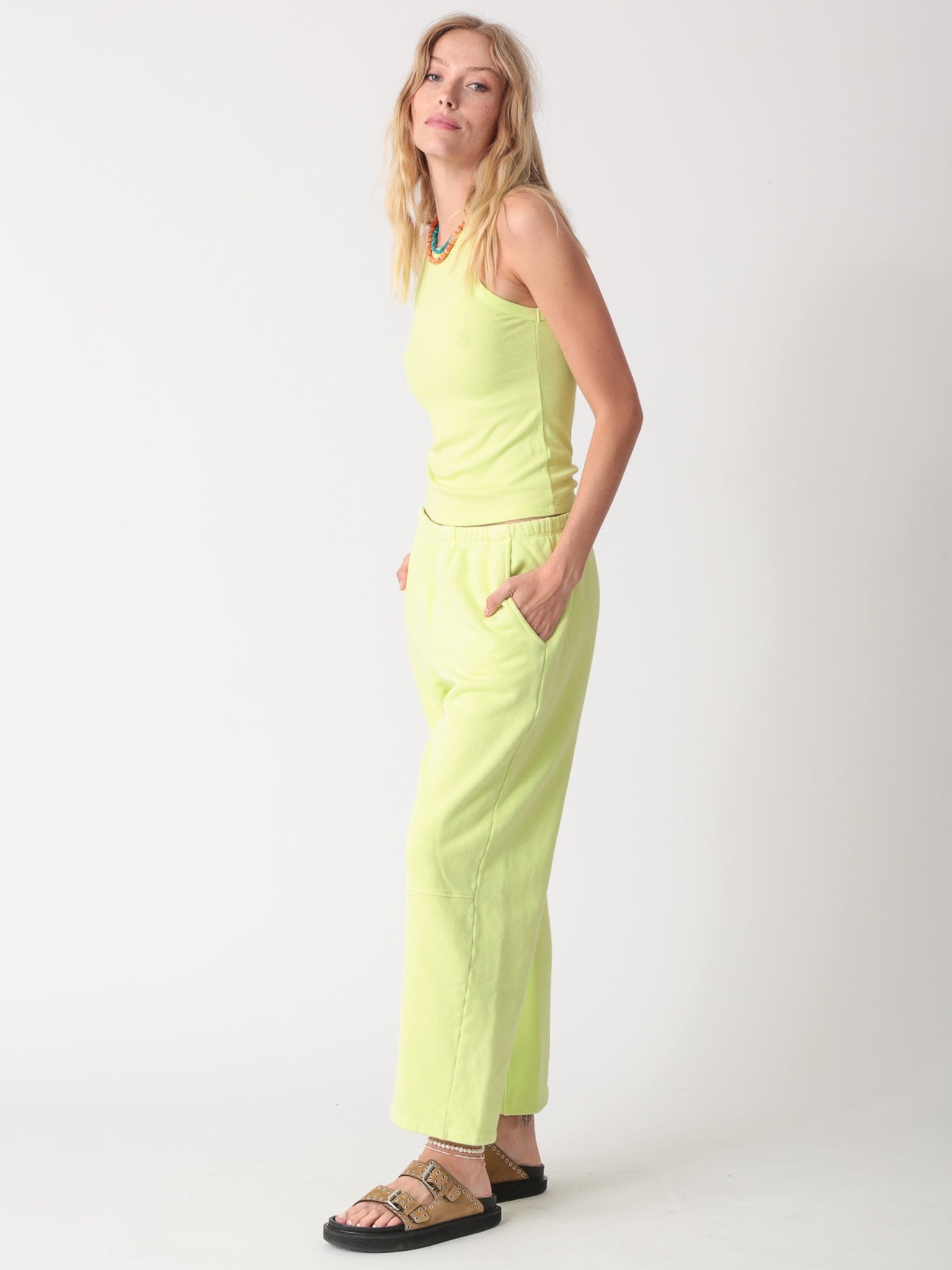 Barrel Sweatpant - Lime