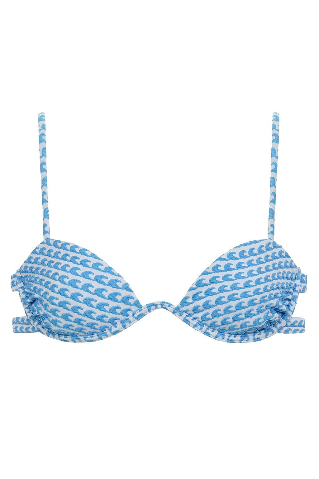 Wave Repeat Elany Bikini Top