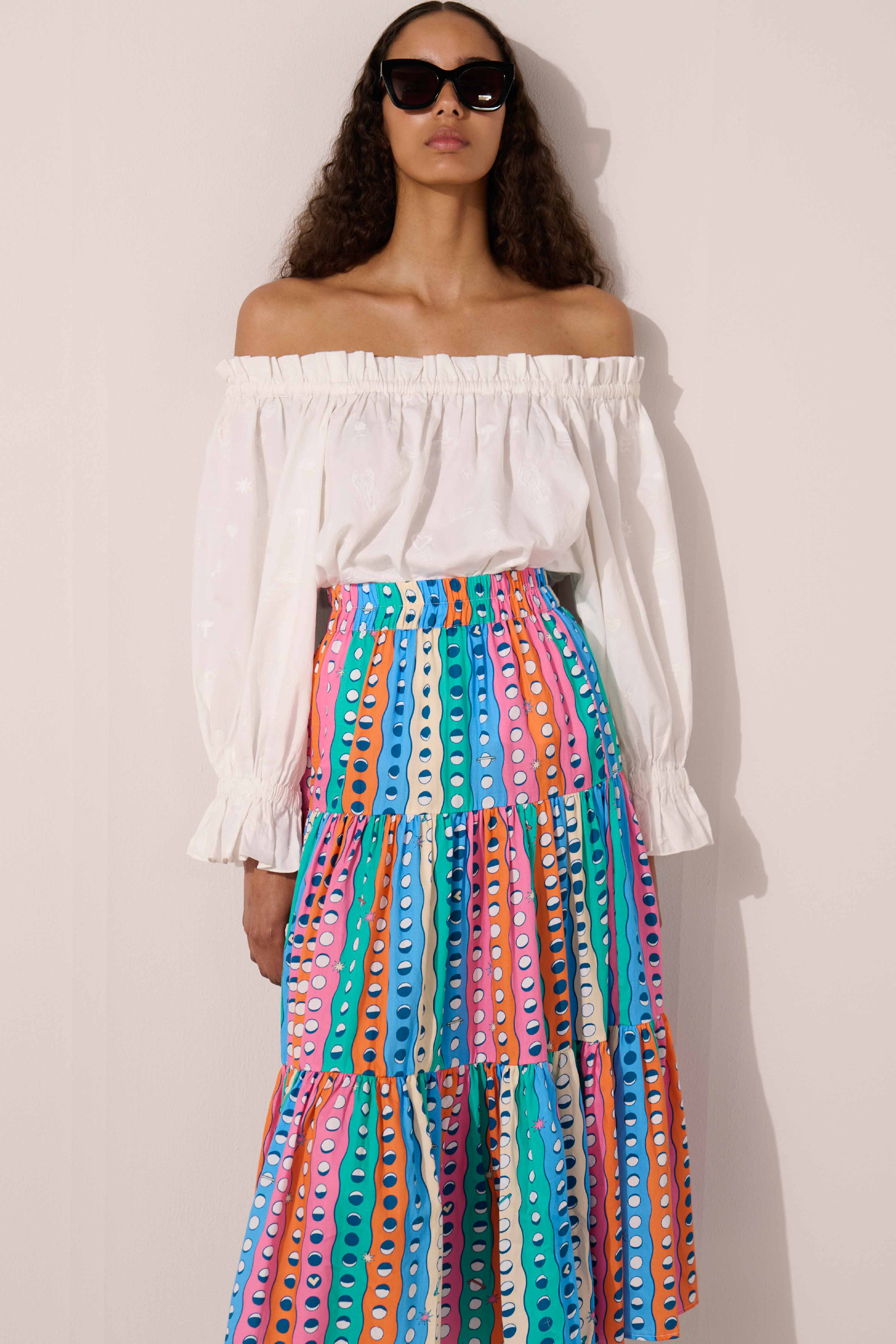 Image of product named white lobster rosalie top by Paolita London