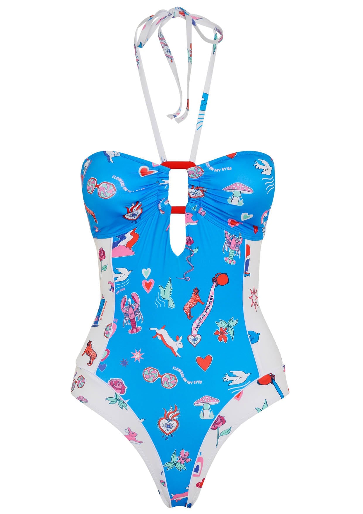 Image of product named white rabbit sonnet one piece by Paolita London