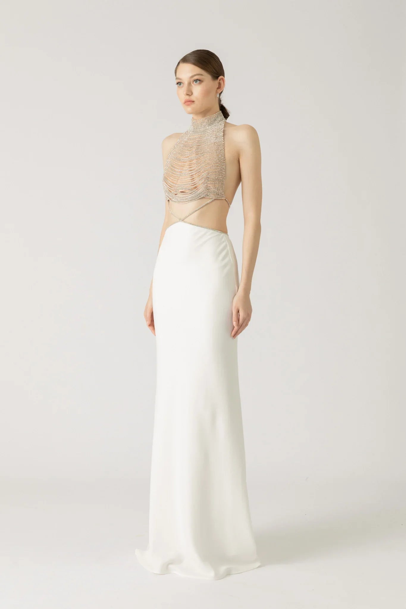 Zara Gown - White