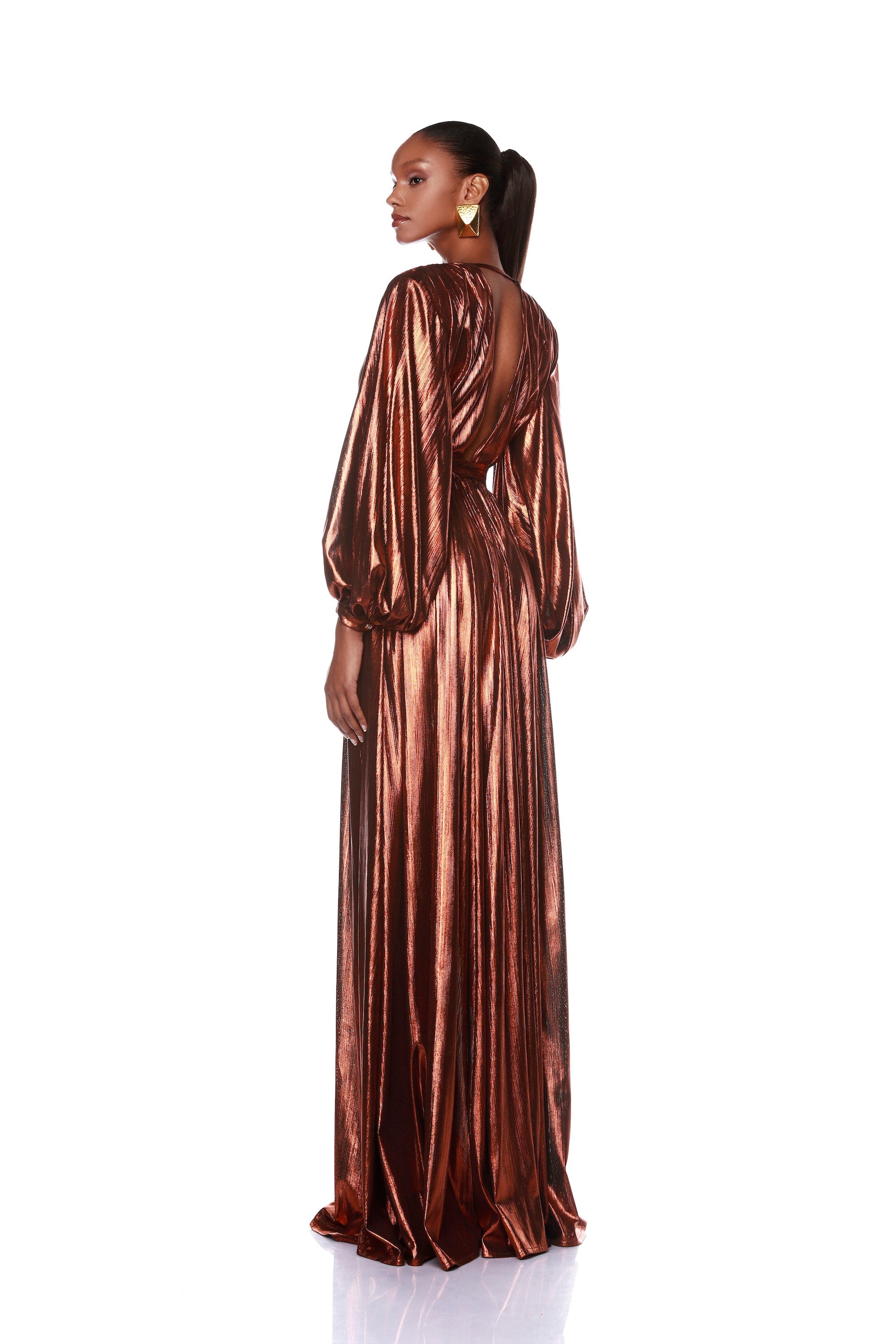 Zoe Copper Gown