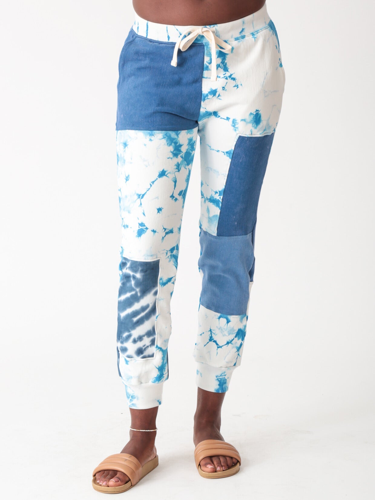 Classic Jogger - Indigo Patchwork