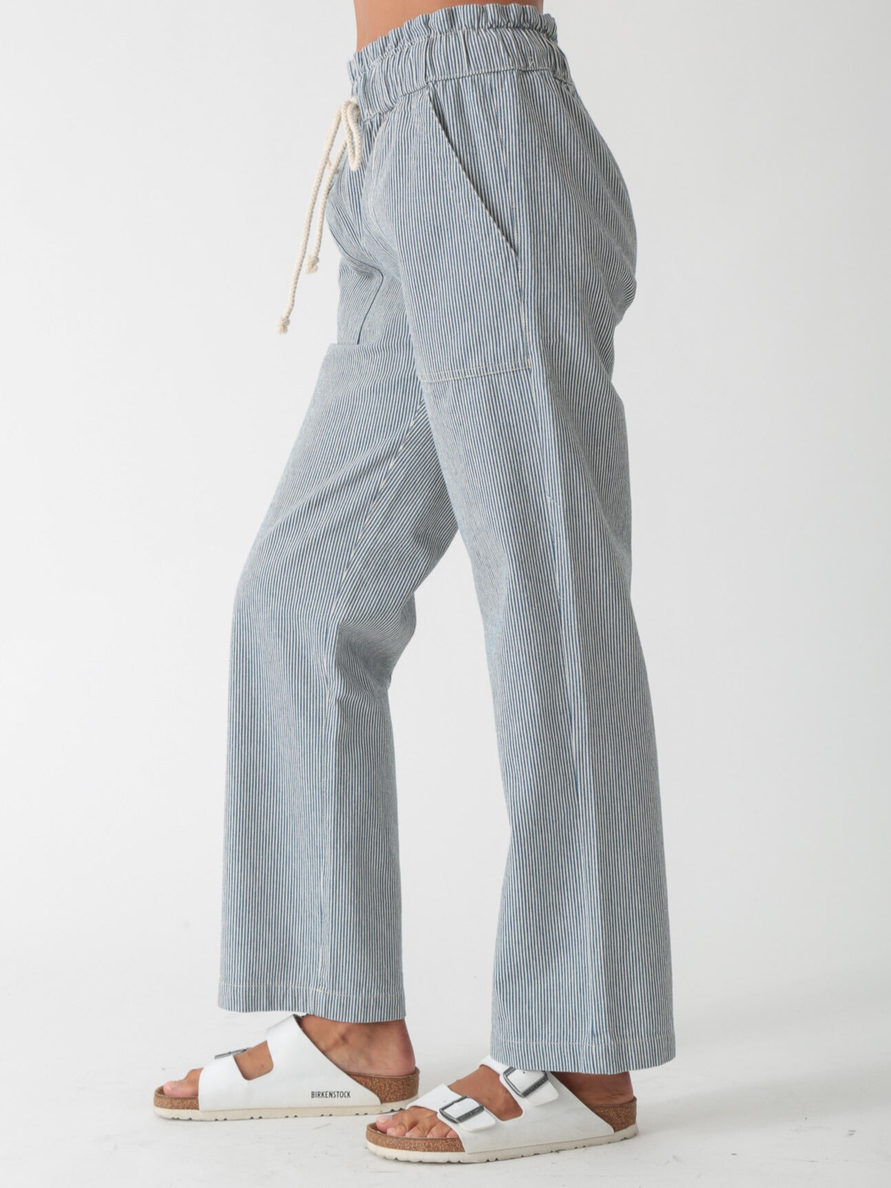 Easy Pant - Railroad Stripe