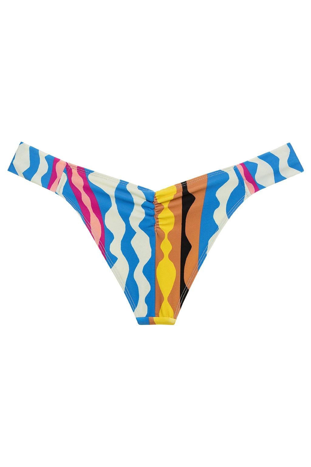 Abstract Added Coverage Uno Bikini Bottom