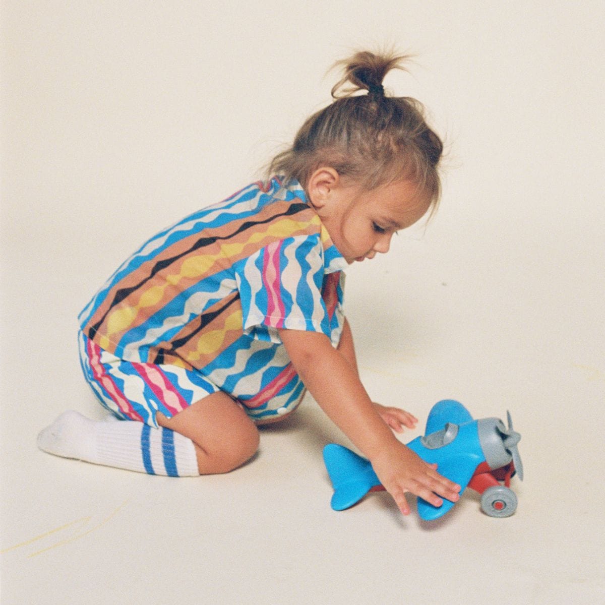 Abstract Mini Button Down Shirt