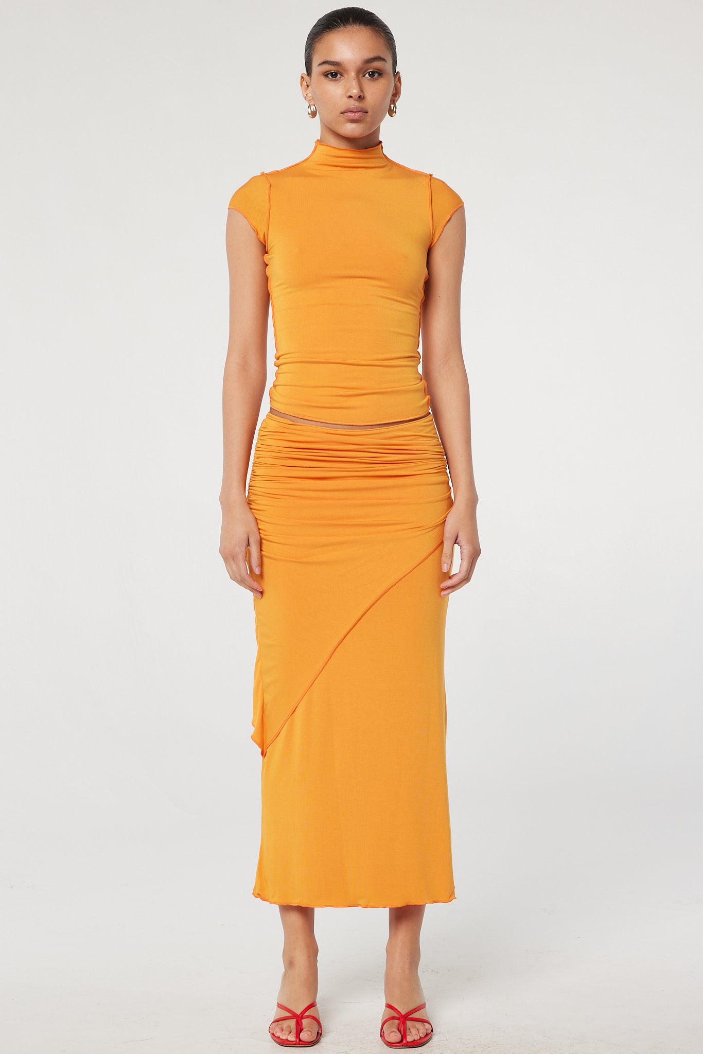 ANITA SKIRT TANGERINE - The Line by K