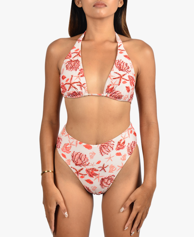 JOSIE BIKINI BOTTOM	| WHITE CORAL