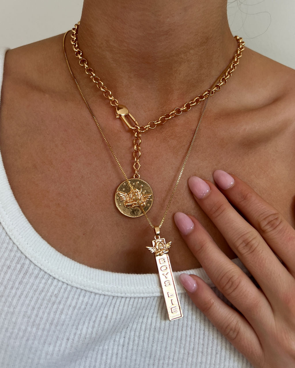 The Suzi Angel Necklace