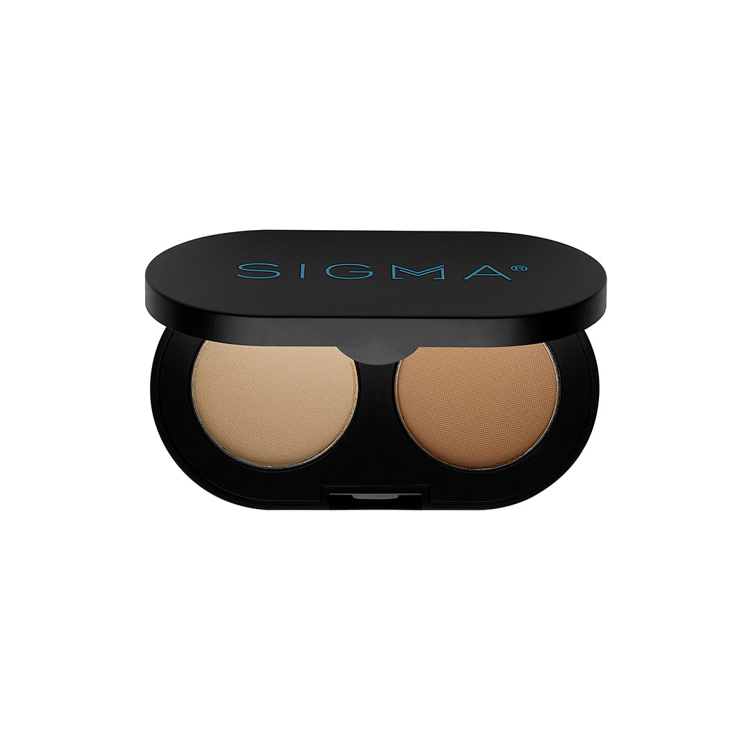 COLOR + SHAPE BROW POWDER DUO - LIGHT