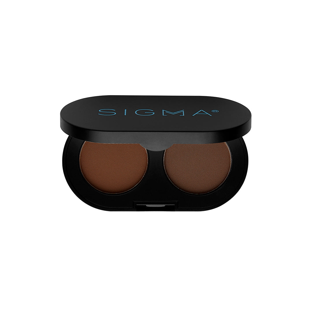 COLOR + SHAPE BROW POWDER DUO - DARK