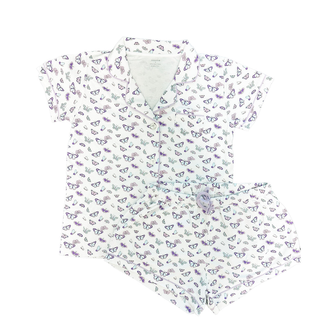 Women's Two Piece PJ SS/ Shorts  Butterflies