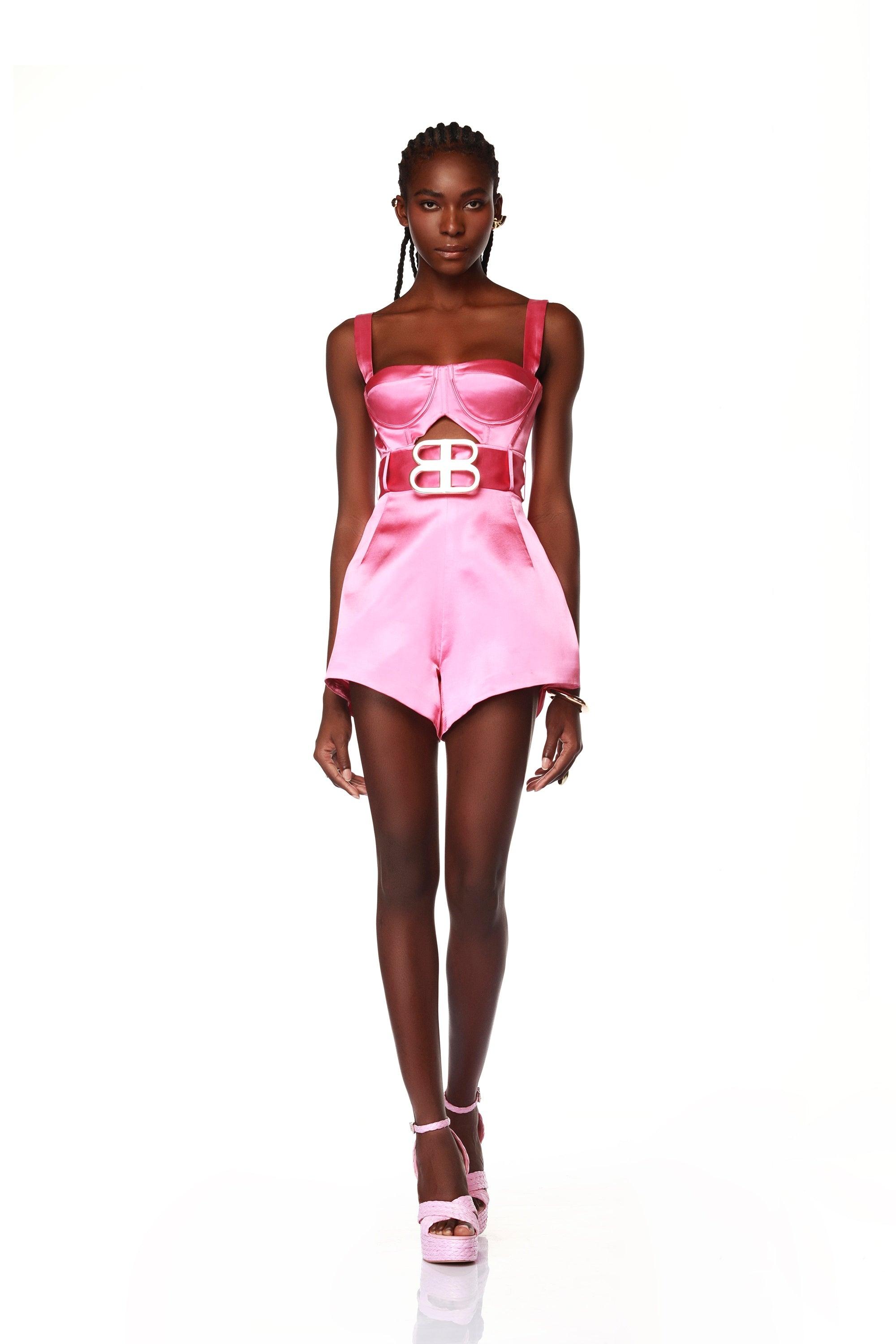 Capri Electric Pink Romper - BRONX AND BANCO