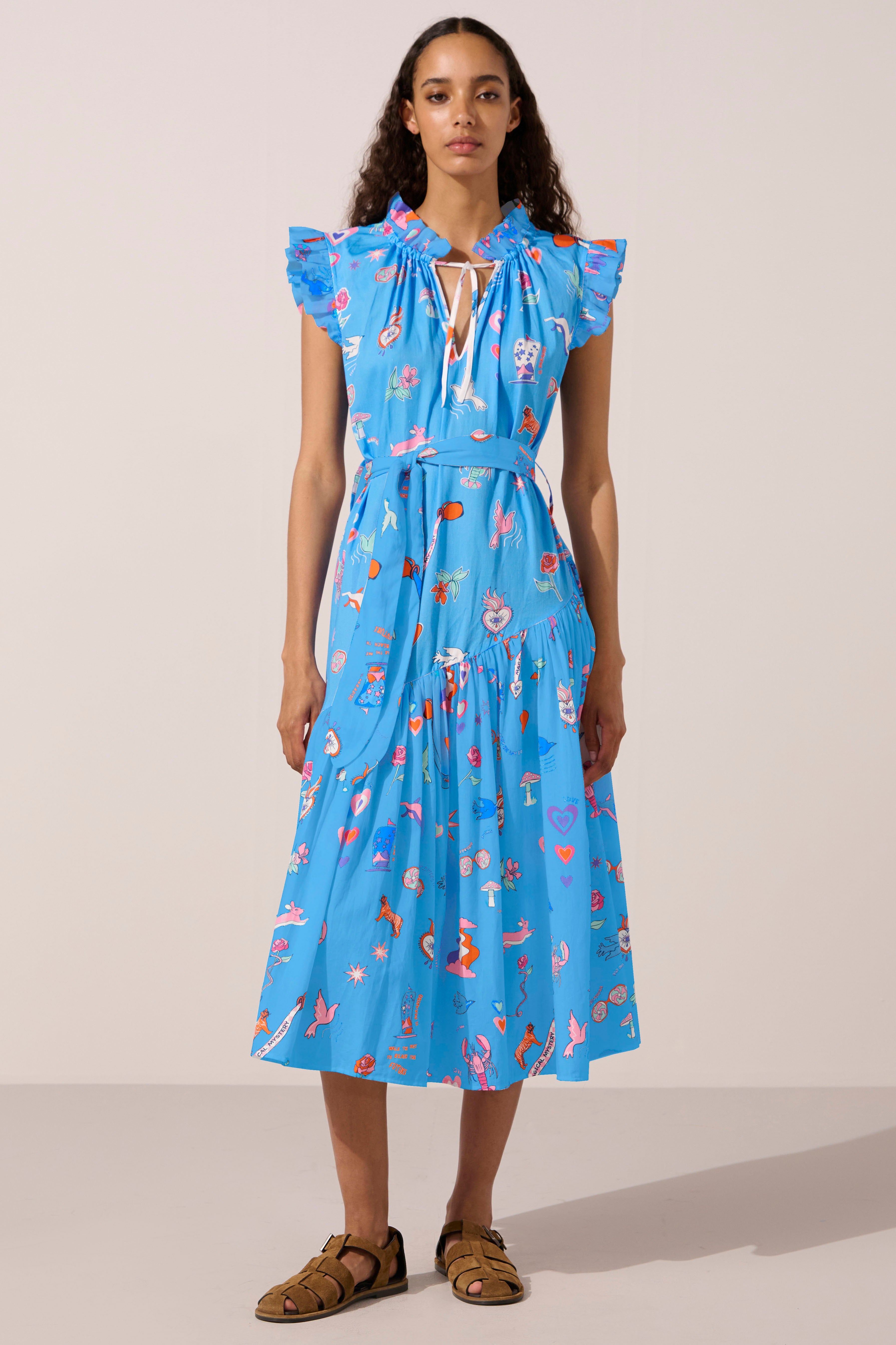 Image of product named white rabbit juno dress by Paolita London