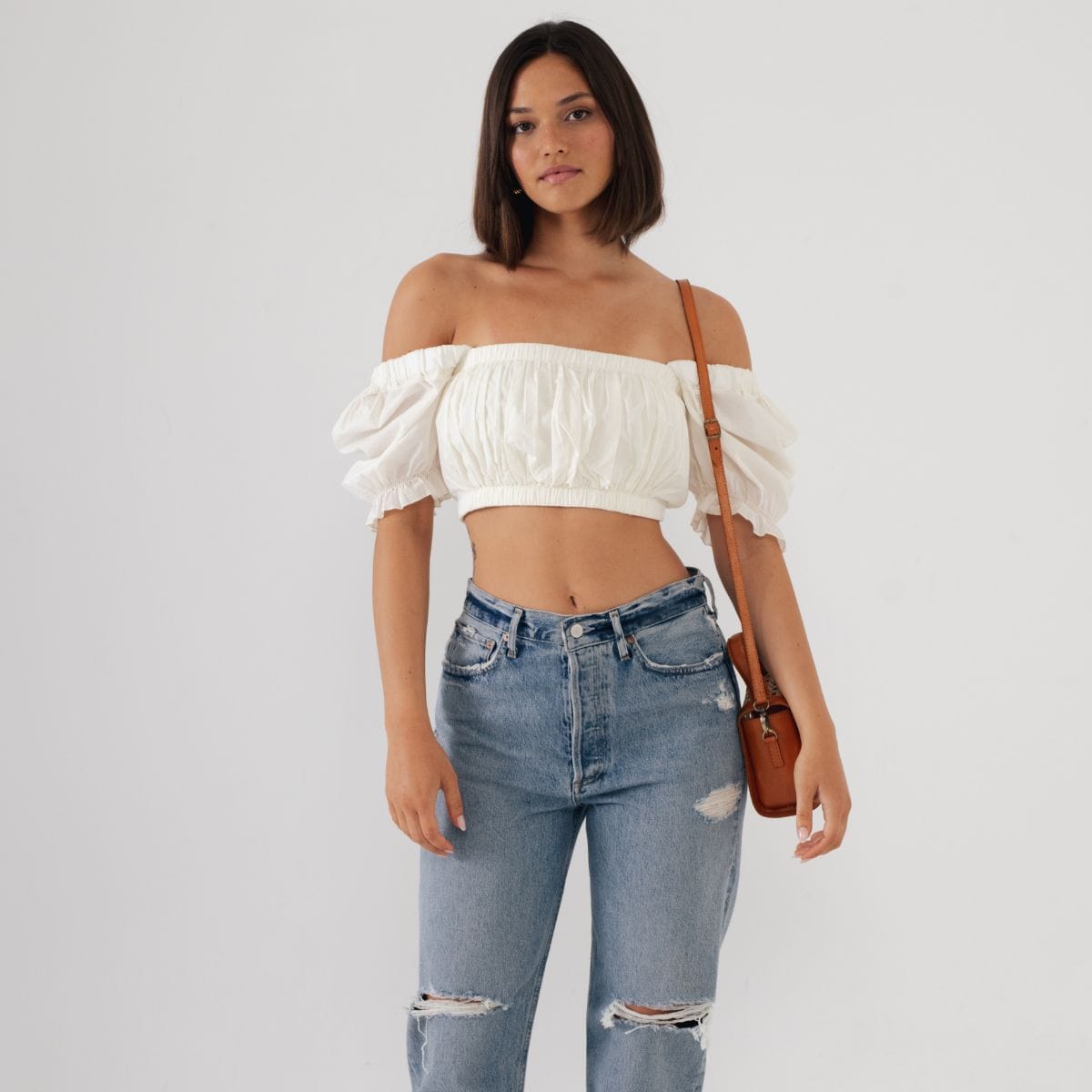 Cream Marcela Top