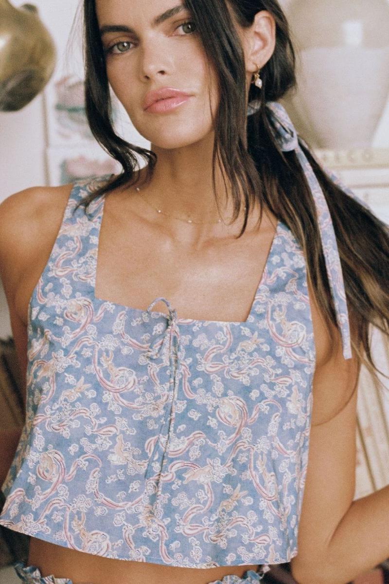 Cupid Square Neck Crop Top