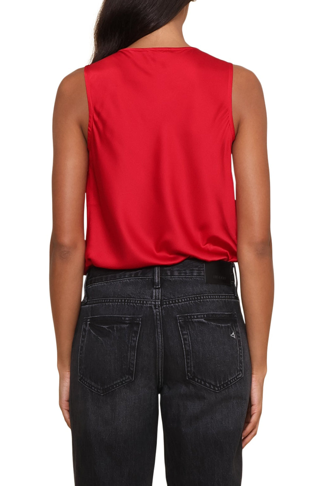 Lana Satin Cowl Neck Top