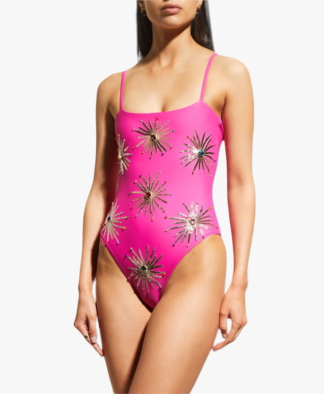 DOLLY 2 STRAP 1 PIECE | FUSCIA