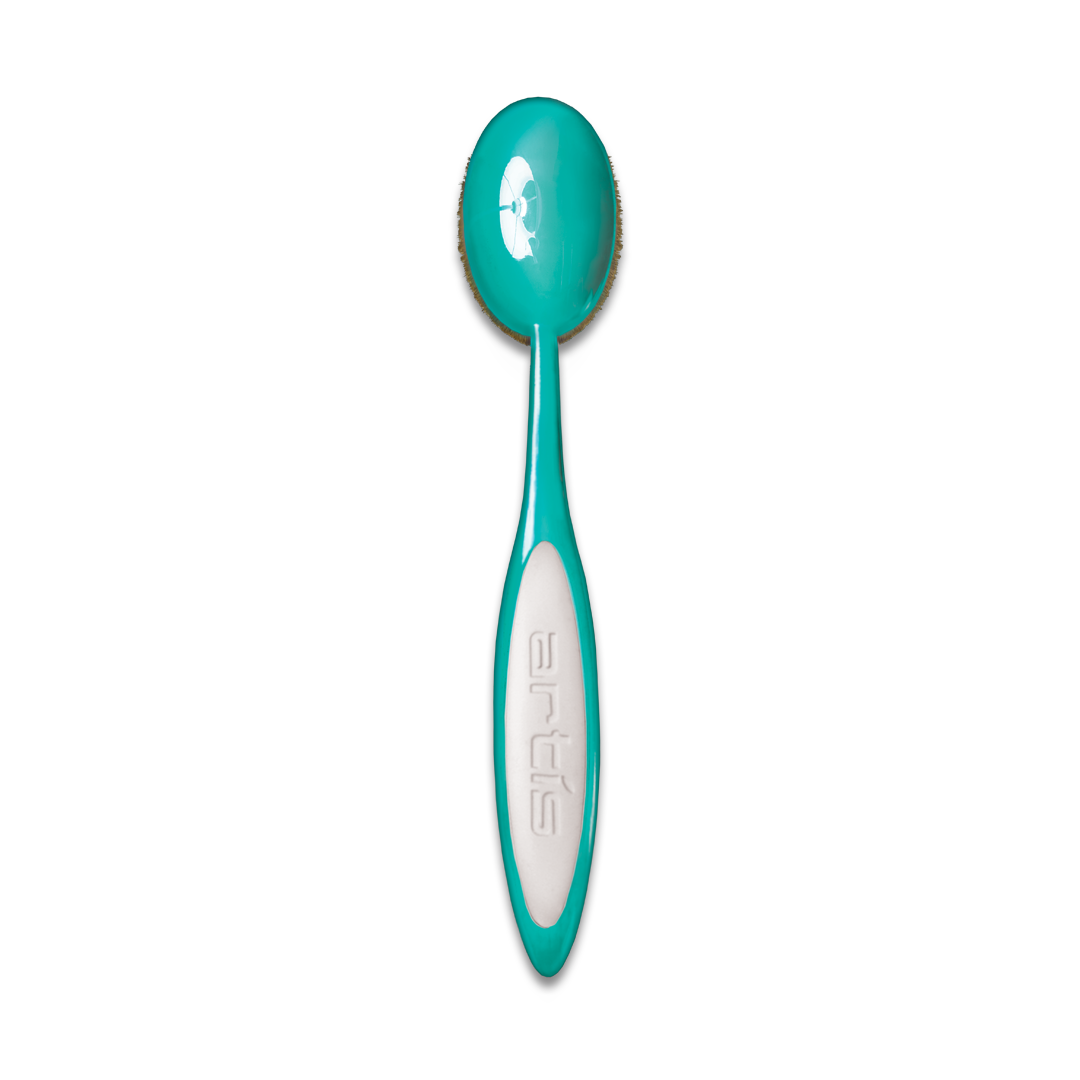 ELITE OVAL 7 TURQUOISE FINISH TOP VIEW