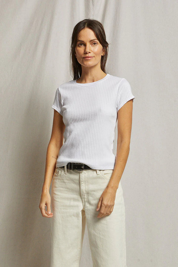 T132 - Etta - Variegated Rib Baby Tee