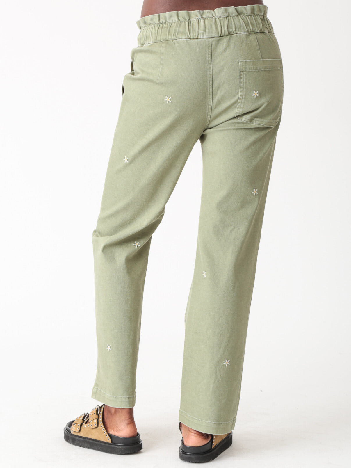 Easy Pant - Daisy Embroidery