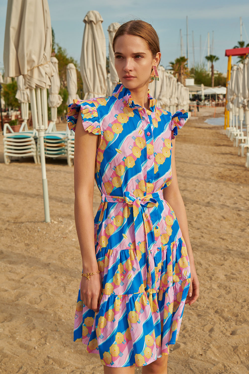 Formentera Short Ruffle Dress