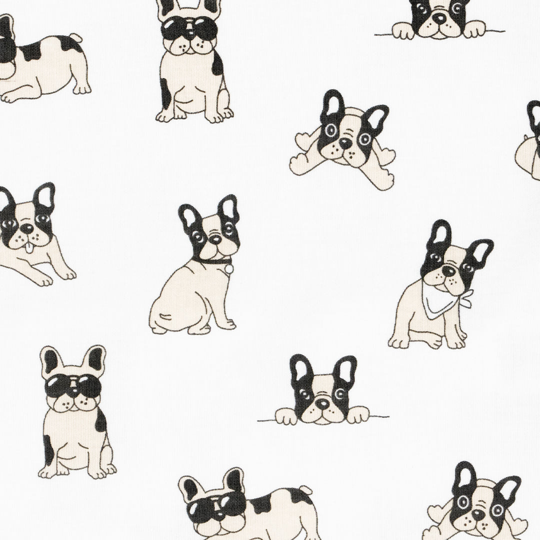 Two Piece Pj SS/shorts French Bulldog