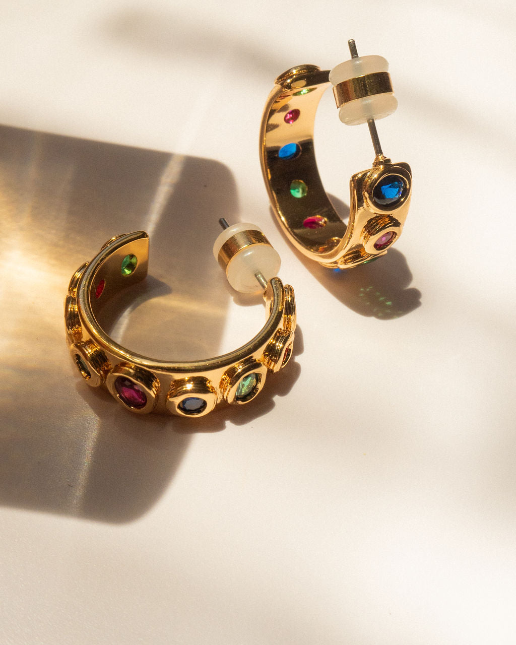 The Royale Stone Hoops