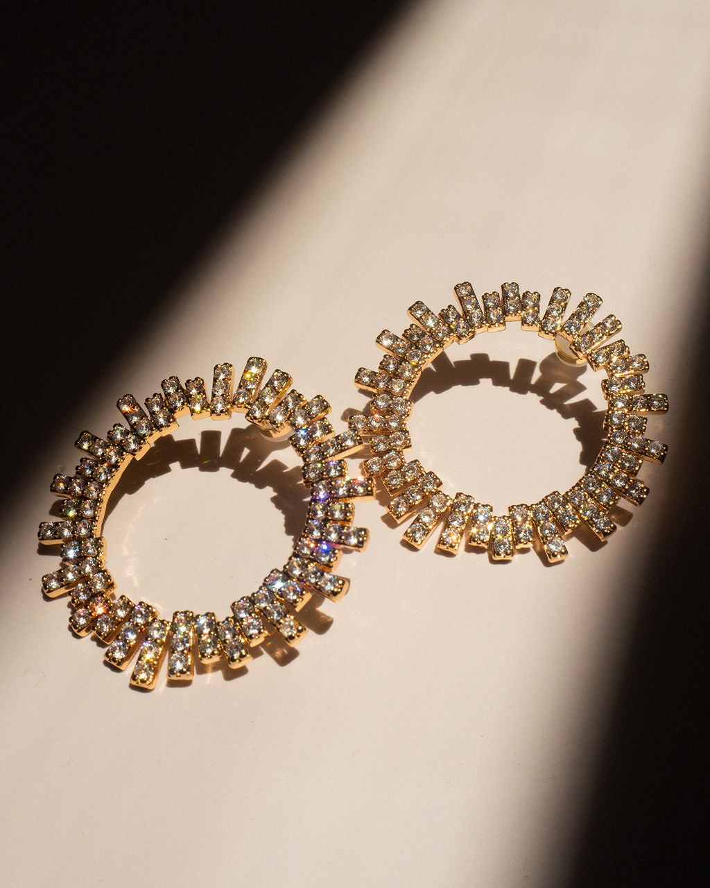 The Pave Ray Earrings