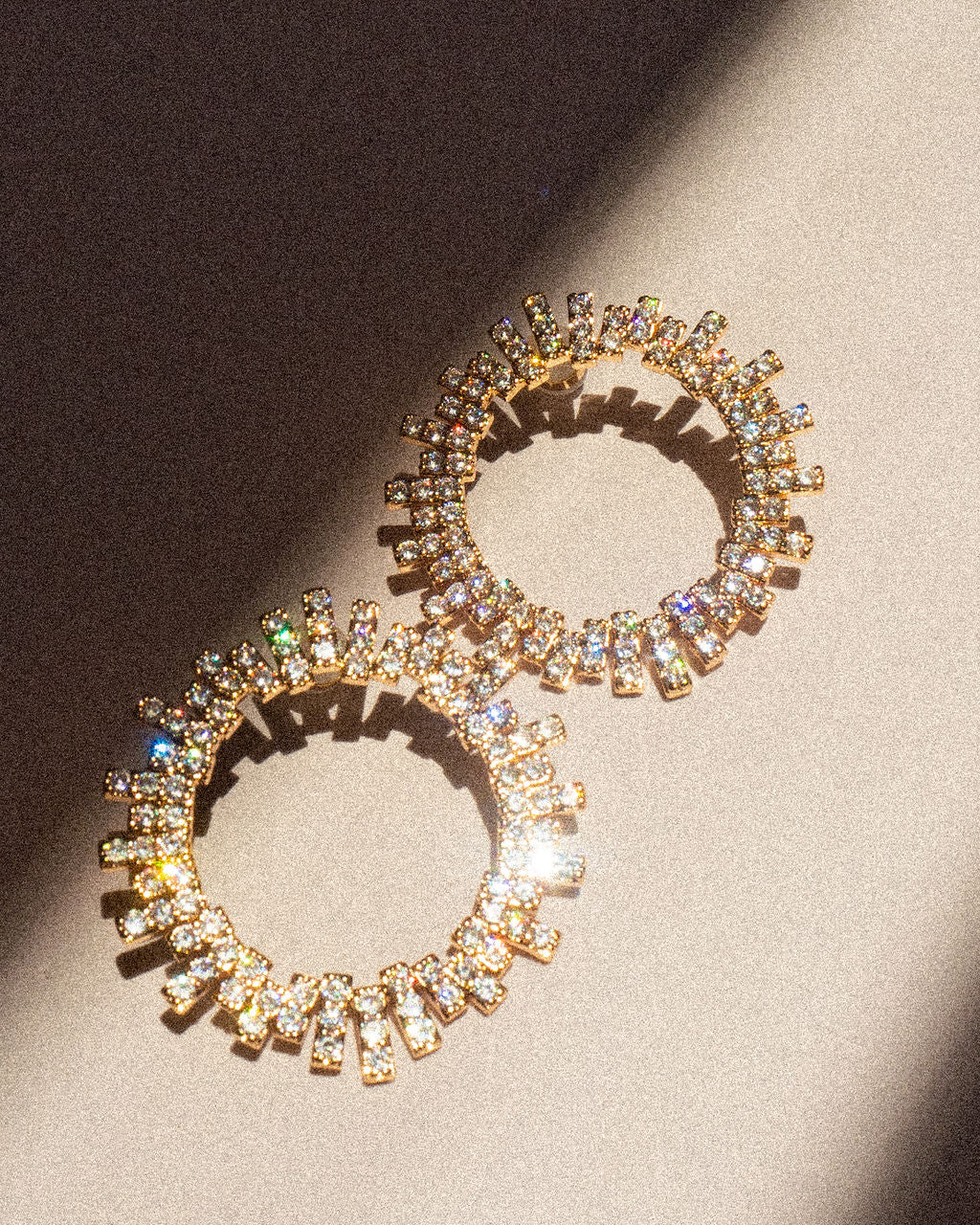 The Pave Ray Earrings