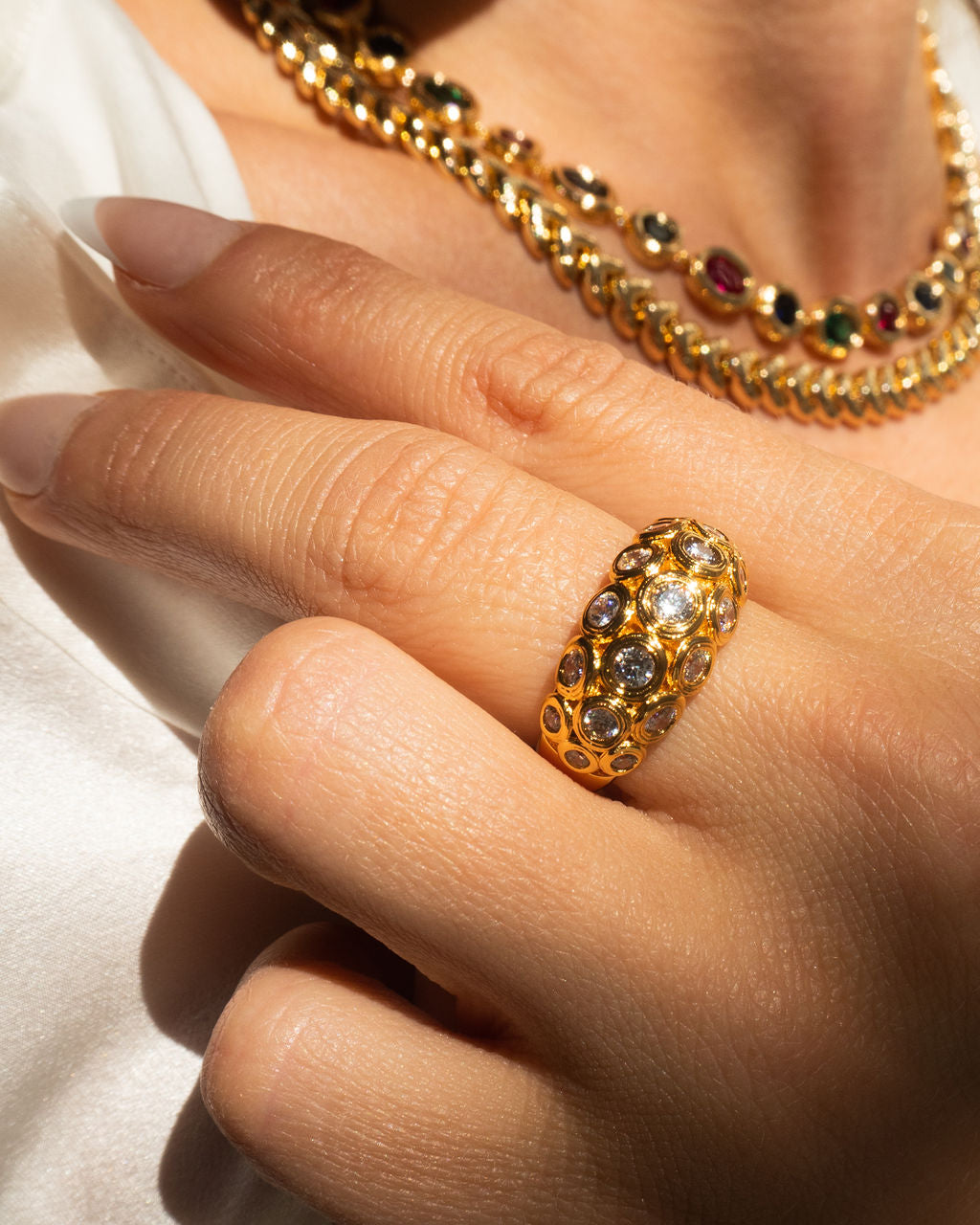 The Sienna Stone Ring