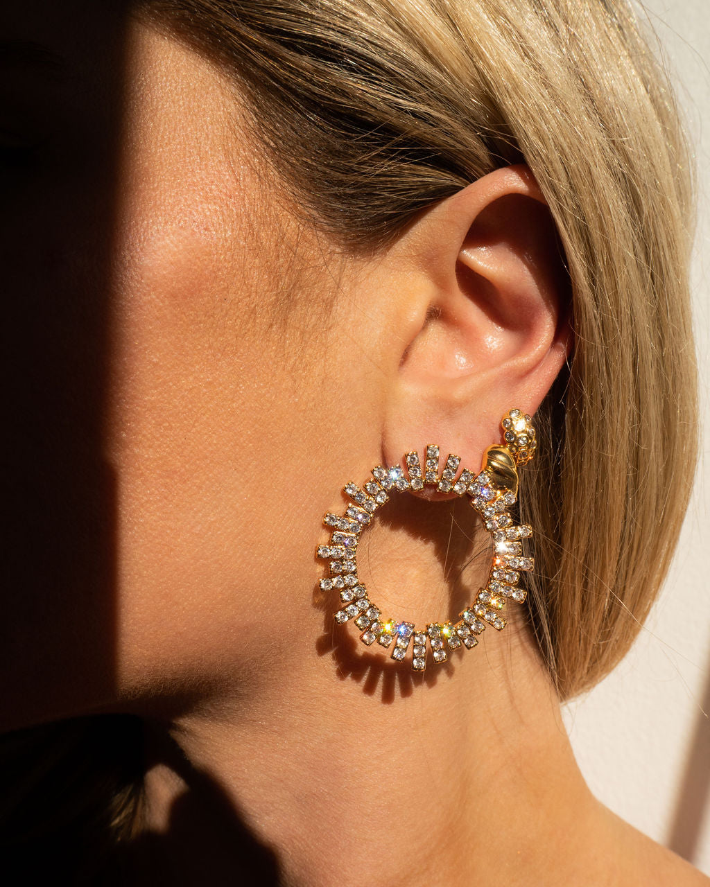 The Pave Ray Earrings