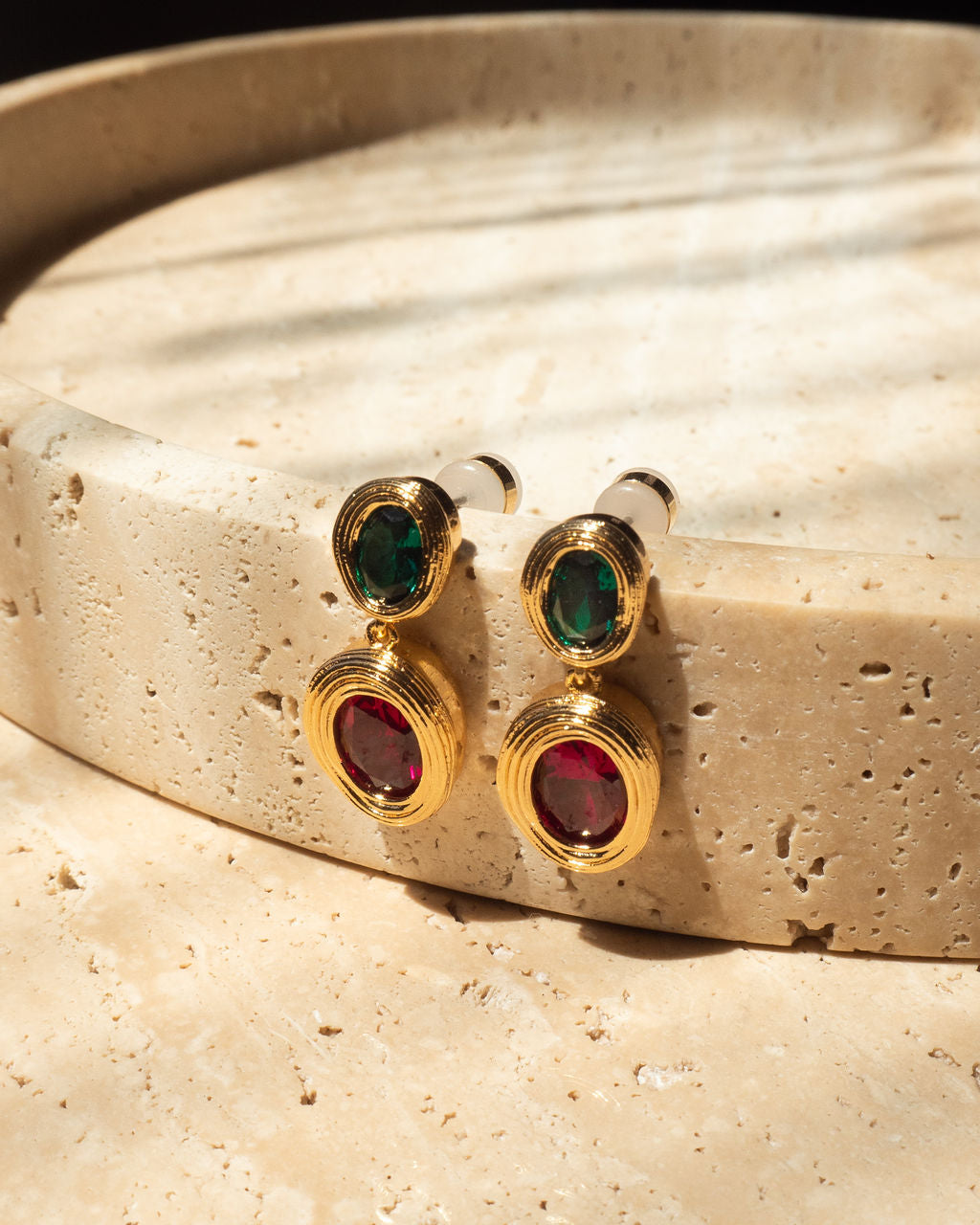 The Royale Stone Drop Studs