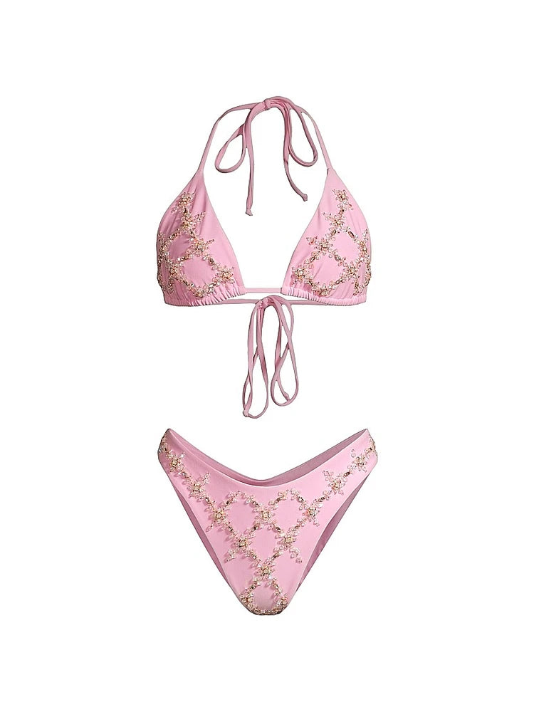 ROSE BIKINI BOTTOM	PINK