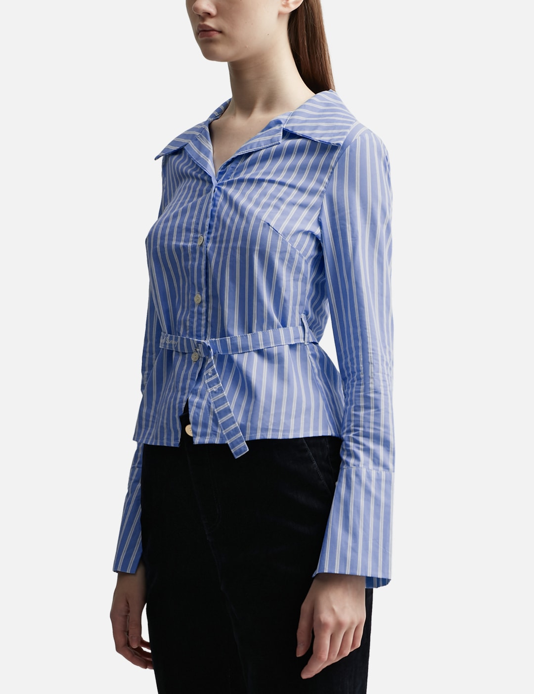 Elle Belted Shirt | Multi