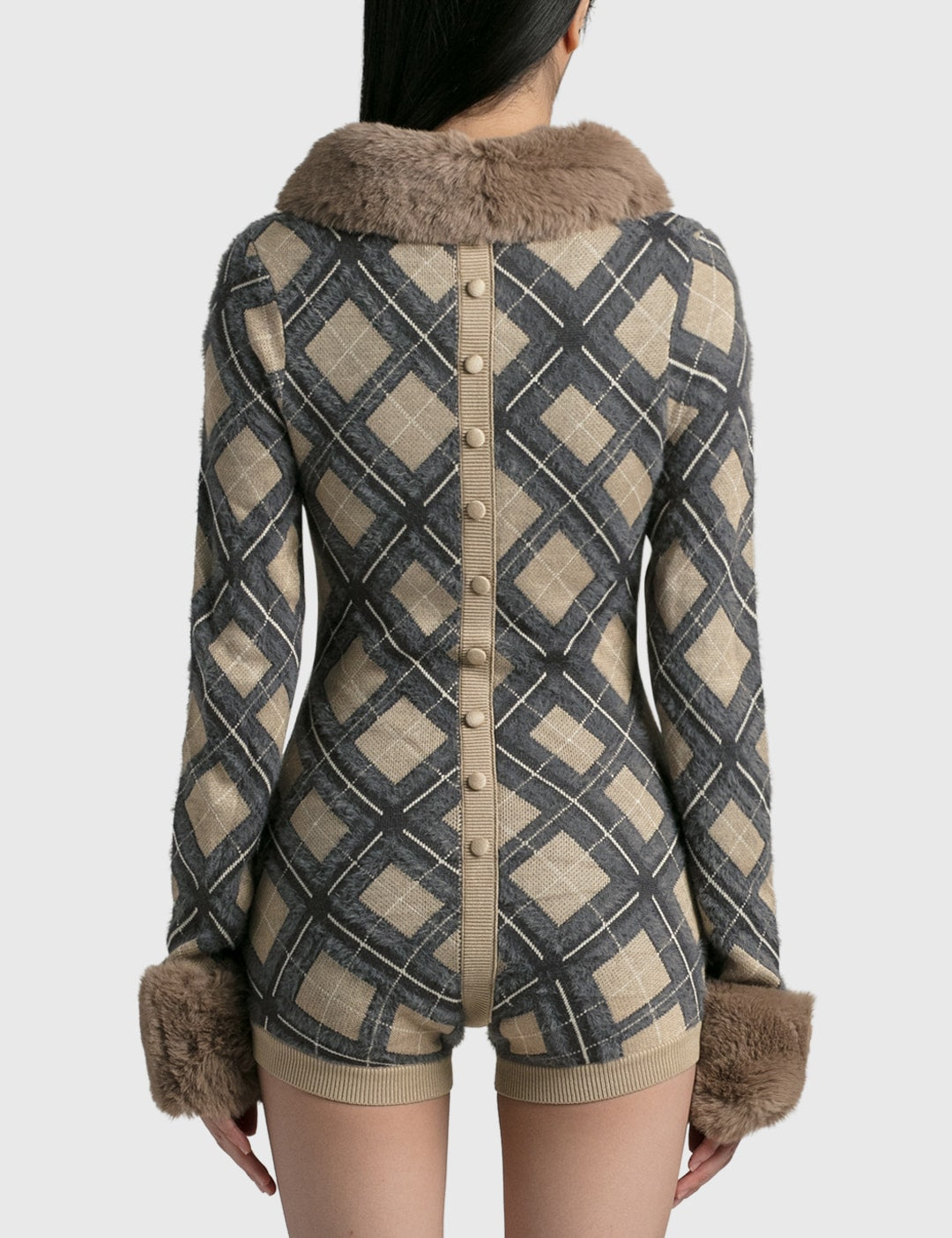 London Check Knit Body