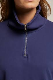 T195 - Maren -  French Terry Half Zip