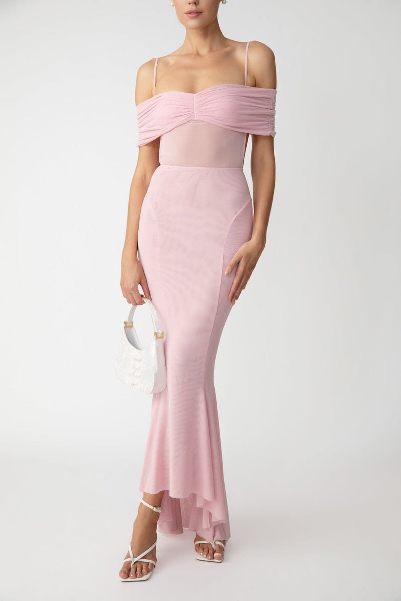 Keira Maxi Dress - Baby Pink