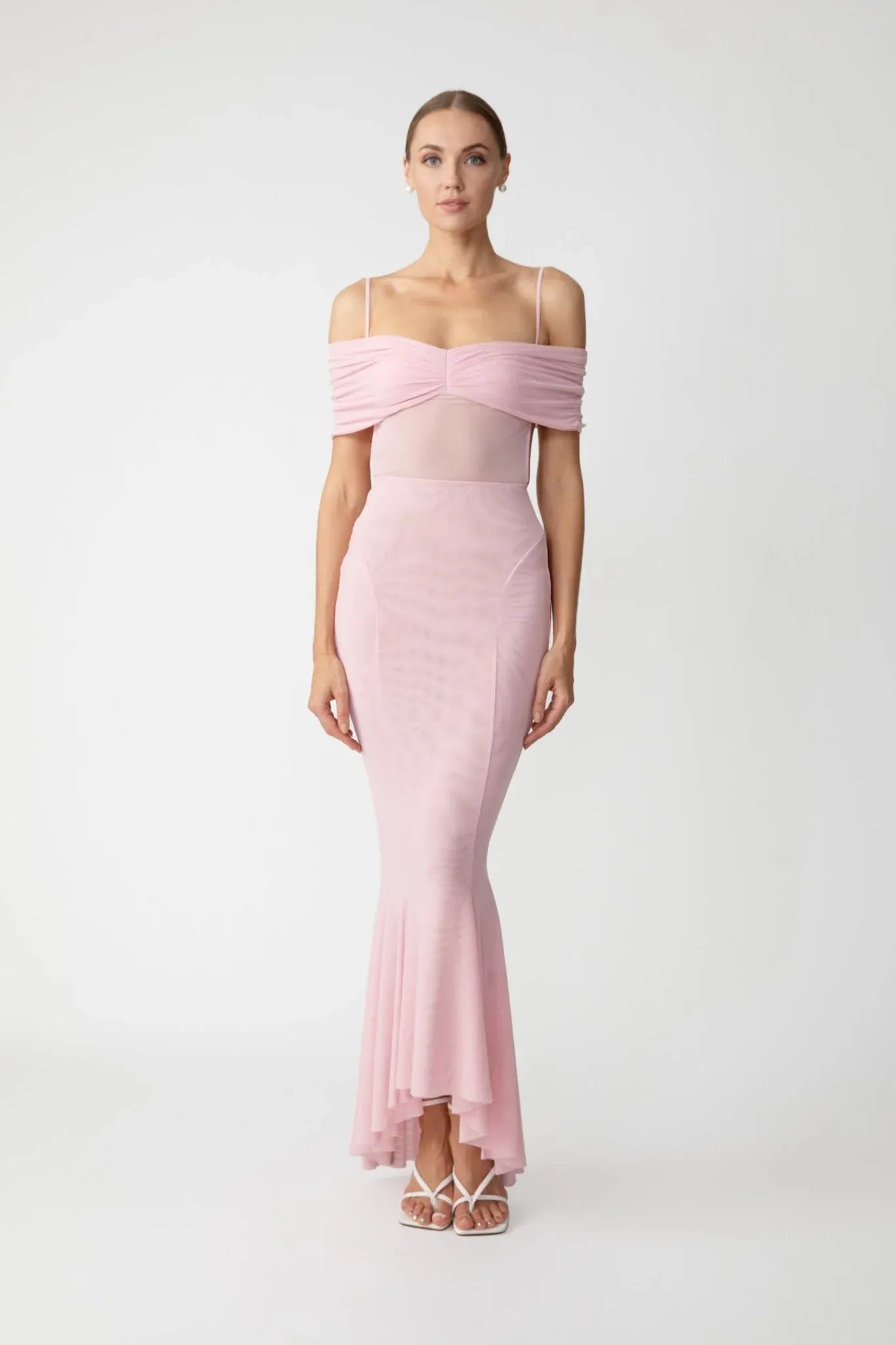 Keira Maxi Dress - Baby Pink
