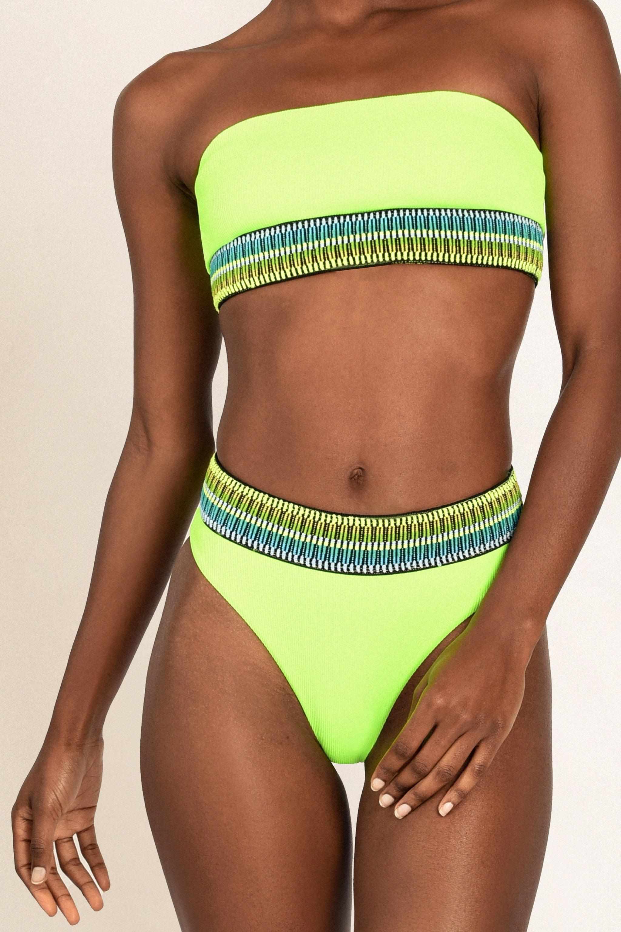 Zoni High Waist Bikini Bottom-Peixoto Wear