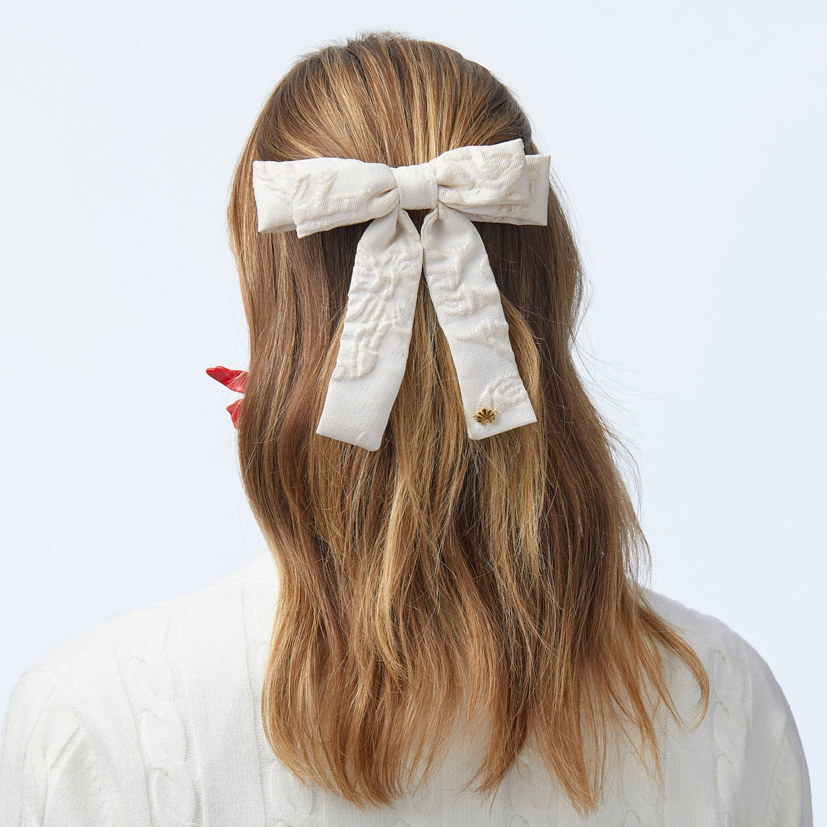 Lily Jacquard Antoinette Bow Barrette